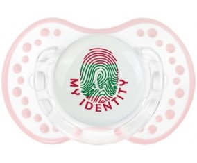 Empreinte My Identity Maldives Sucette LOVI Dynamic Retro-blanc-rose-tendre classique