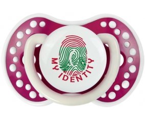 Empreinte My Identity Maldives Sucette LOVI Dynamic Fuchsia phosphorescente