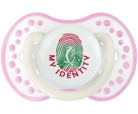 Empreinte My Identity Maldives Sucette LOVI Dynamic Blanc-rose phosphorescente