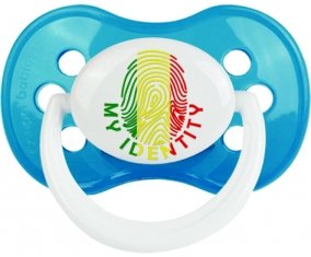 Empreinte My Identity Mali Sucette Anatomique Cyan classique