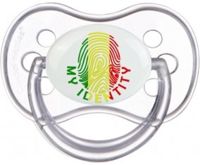Empreinte My Identity Mali Sucette Anatomique Transparente classique