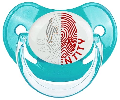 Empreinte My Identity Malte Tétine Physiologique Bleue classique