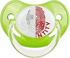 Empreinte My Identity Malte Tétine Physiologique Vert classique