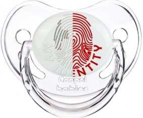 Empreinte My Identity Malte Tétine Physiologique Transparent classique