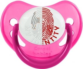 Empreinte My Identity Malte Tétine Physiologique Rose phosphorescente