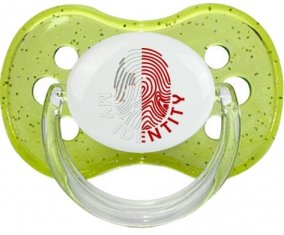Empreinte My Identity Malte Sucete Cerise Vert à paillette