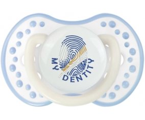 Empreinte My Identity Iles Marshall Tétine LOVI Dynamic Blanc-cyan classique