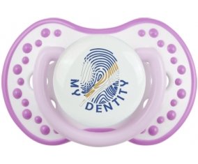 Empreinte My Identity Iles Marshall Tétine LOVI Dynamic Blanc-mauve classique