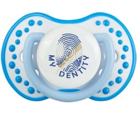 Empreinte My Identity Iles Marshall Tétine LOVI Dynamic Blanc-bleu phosphorescente