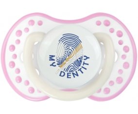 Empreinte My Identity Iles Marshall Tétine LOVI Dynamic Blanc-rose phosphorescente