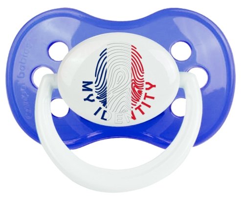 Empreinte My Identity Mayotte Sucette Anatomique Bleu classique