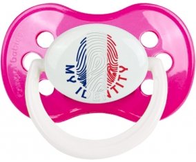 Empreinte My Identity Mayotte Sucette Anatomique Rose foncé classique