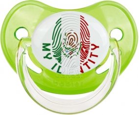 Empreinte My Identity Mexique Sucette Physiologique Vert classique