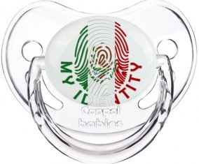 Empreinte My Identity Mexique Sucette Physiologique Transparent classique