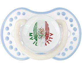 Empreinte My Identity Mexique Sucette LOVI Dynamic Blanc-cyan classique
