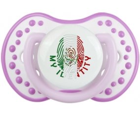 Empreinte My Identity Mexique Sucette LOVI Dynamic Blanc-mauve classique