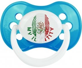 Empreinte My Identity Mexique Tétine Anatomique Cyan classique