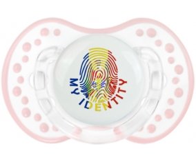 Empreinte My Identity Moldavie Sucette LOVI Dynamic Retro-blanc-rose-tendre classique