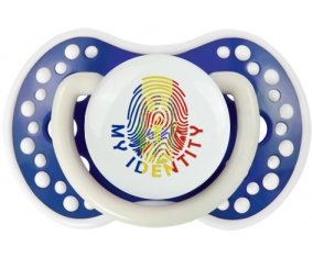 Empreinte My Identity Moldavie Sucette LOVI Dynamic Bleu-marine phosphorescente