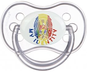 Empreinte My Identity Moldavie Sucette Anatomique Transparente classique