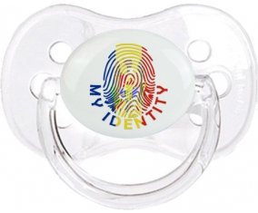 Empreinte My Identity Moldavie Tétine Cerise Transparent classique
