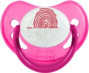 Empreinte My Identity Monaco Tétine Physiologique Rose phosphorescente