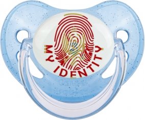 Empreinte My Identity Monténégro Sucete Physiologique Bleue à paillette