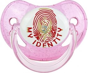 Empreinte My Identity Monténégro Sucete Physiologique Rose à paillette