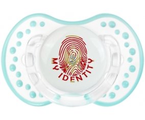Empreinte My Identity Monténégro Tétine LOVI Dynamic Retro-blanc-lagon classique