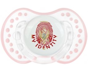 Empreinte My Identity Monténégro Tétine LOVI Dynamic Retro-blanc-rose-tendre classique