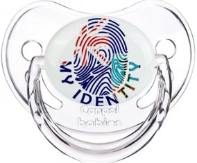 Empreinte My Identity Montserrat Sucette Physiologique Transparent classique
