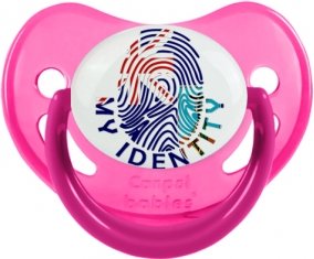 Empreinte My Identity Montserrat Sucette Physiologique Rose phosphorescente