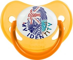 Empreinte My Identity Montserrat Sucette Physiologique Jaune phosphorescente