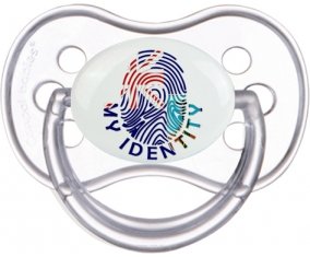 Empreinte My Identity Montserrat Tétine Anatomique Transparente classique