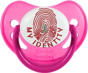 Empreinte My Identity Maroc Sucette Physiologique Rose phosphorescente