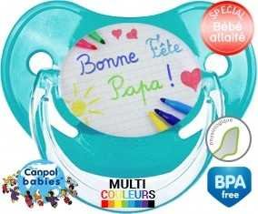 Bonne fête papa style18 : Sucette Physiologique personnalisée