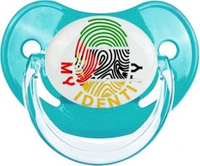 Empreinte My Identity Mozambique Tétine Physiologique Bleue classique