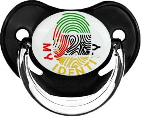 Empreinte My Identity Mozambique Tétine Physiologique Noir classique