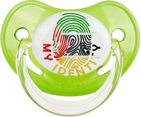 Empreinte My Identity Mozambique Tétine Physiologique Vert classique