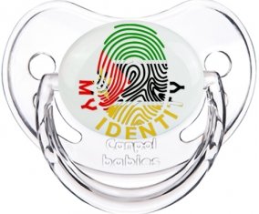 Empreinte My Identity Mozambique Tétine Physiologique Transparent classique