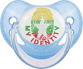 Empreinte My Identity Myanmar Sucete Physiologique Bleue à paillette