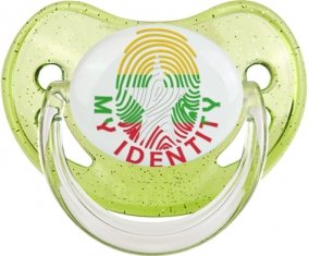 Empreinte My Identity Myanmar Sucete Physiologique Vert à paillette