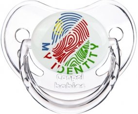 Empreinte My Identity Namibie Sucette Physiologique Transparent classique