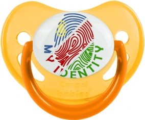 Empreinte My Identity Namibie Sucette Physiologique Jaune phosphorescente