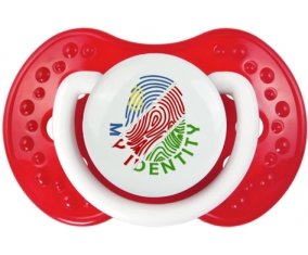 Empreinte My Identity Namibie Sucette LOVI Dynamic Blanc-rouge classique