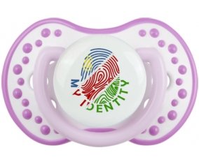 Empreinte My Identity Namibie Sucette LOVI Dynamic Blanc-mauve classique