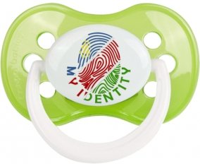 Empreinte My Identity Namibie Tétine Anatomique Vert classique