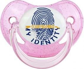 Empreinte My Identity Nauru Sucette Physiologique Rose à paillette