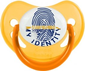 Empreinte My Identity Nauru Sucette Physiologique Jaune phosphorescente