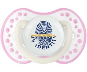 Empreinte My Identity Nauru Sucette LOVI Dynamic Blanc-rose phosphorescente